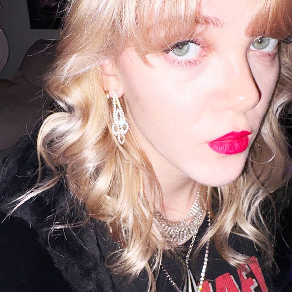 Vintage Silver Rhinestone Dangle Style Earrings